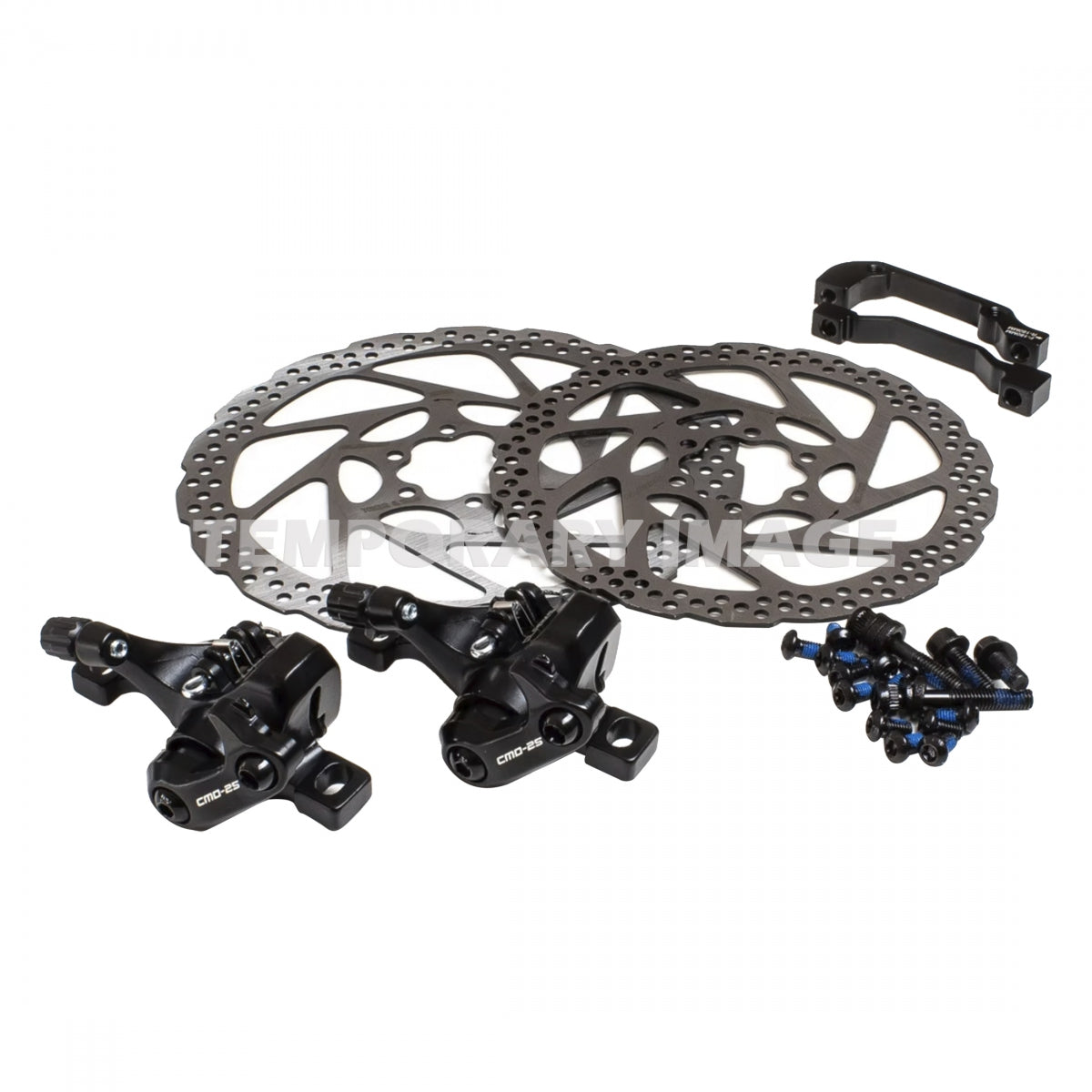BRAKE DISC CLK CMD-25 MECH EBIKE F&R 180Fpm/160Ris BK
