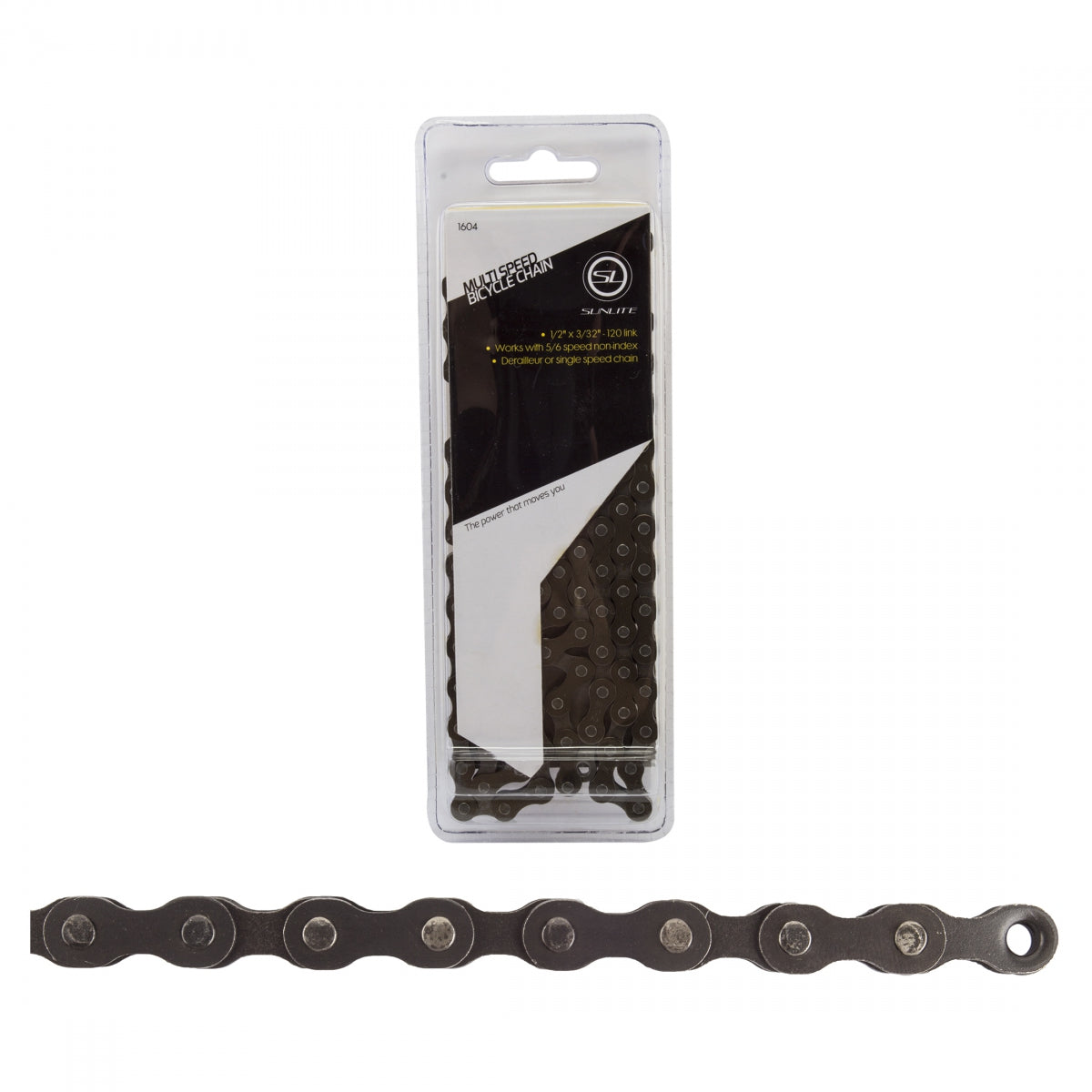 CHAIN SUNLT SCN-MS 5/6s BK 120L