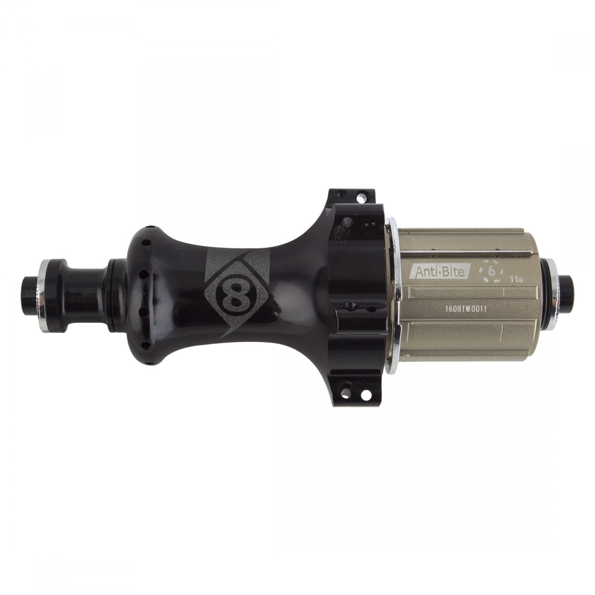 HUB RR OR8 RD1110 ELITE QR 24x130 11s CASS SHI SB BK NO SKEWER STRAIGHT PULL (G)
