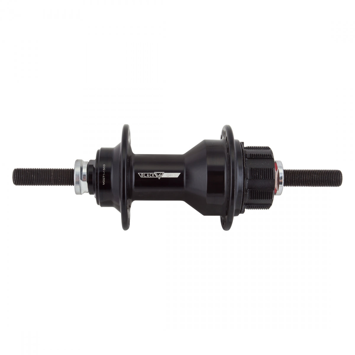 HUB RR BK-OPS MX3100 BO 1sCAS 36x3/8 SB BK w/16tx1/8COG/LK-RING