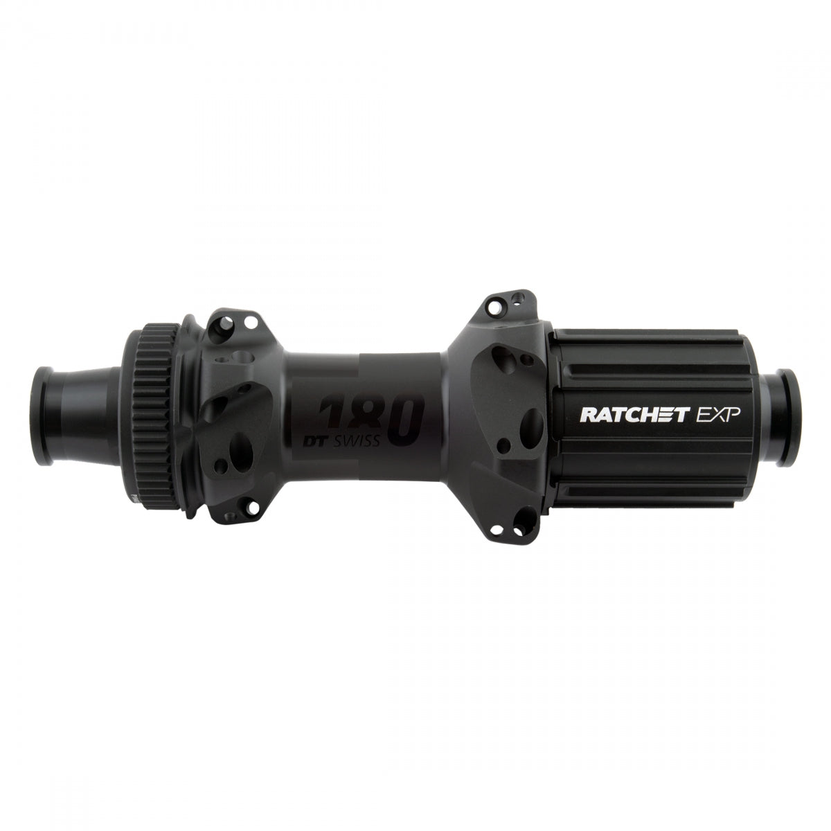 HUB RR DT 180 STRAIGHT PULL RD 24x142x12mmTA CL 8-11sCAS RATCHET EXP BK (K)