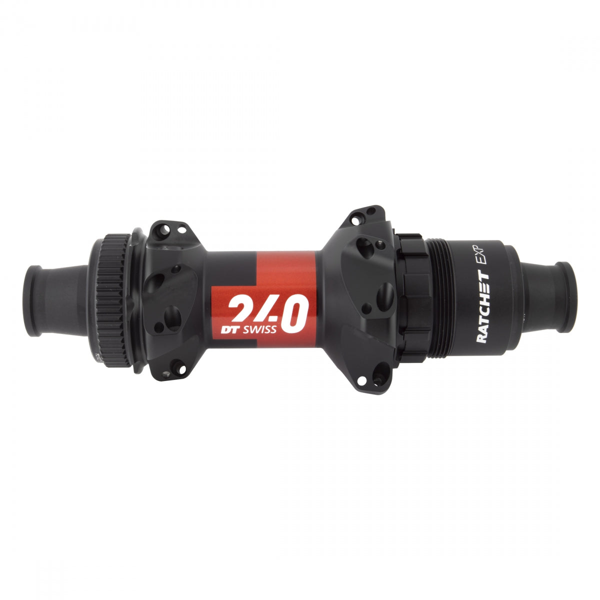 HUB RR DT 240 STRAIGHT PULL RD 24x142x12mmTA XDR RATCHET EXP CL BK (L)