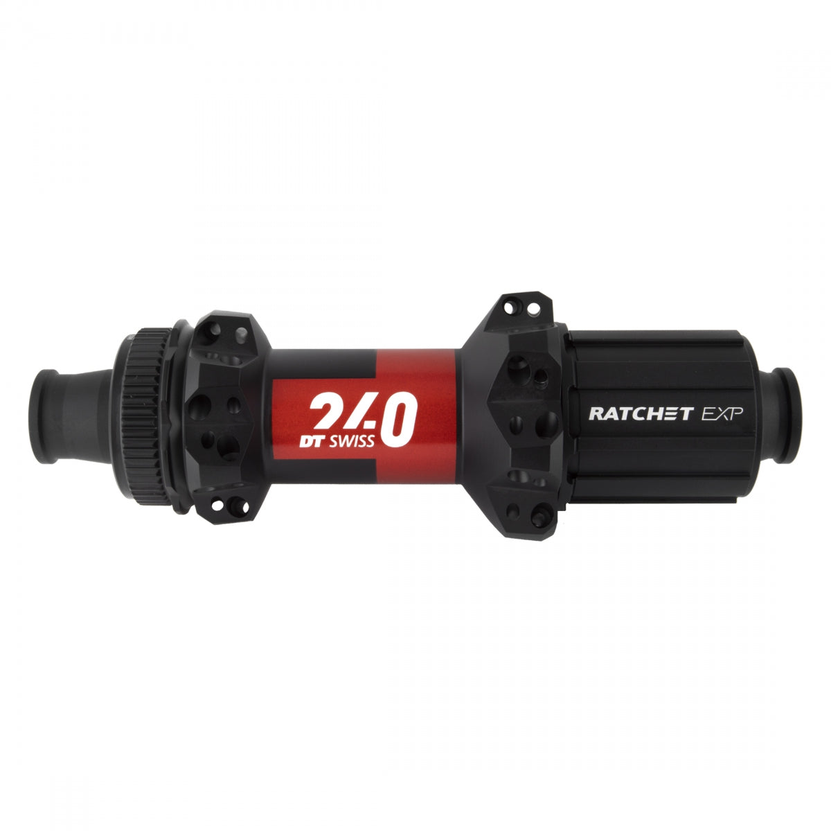 HUB RR DT 240 STRAIGHT PULL MTB 28x148x12mmTA 8-11CAS RATCHET EXP CL BK (L)