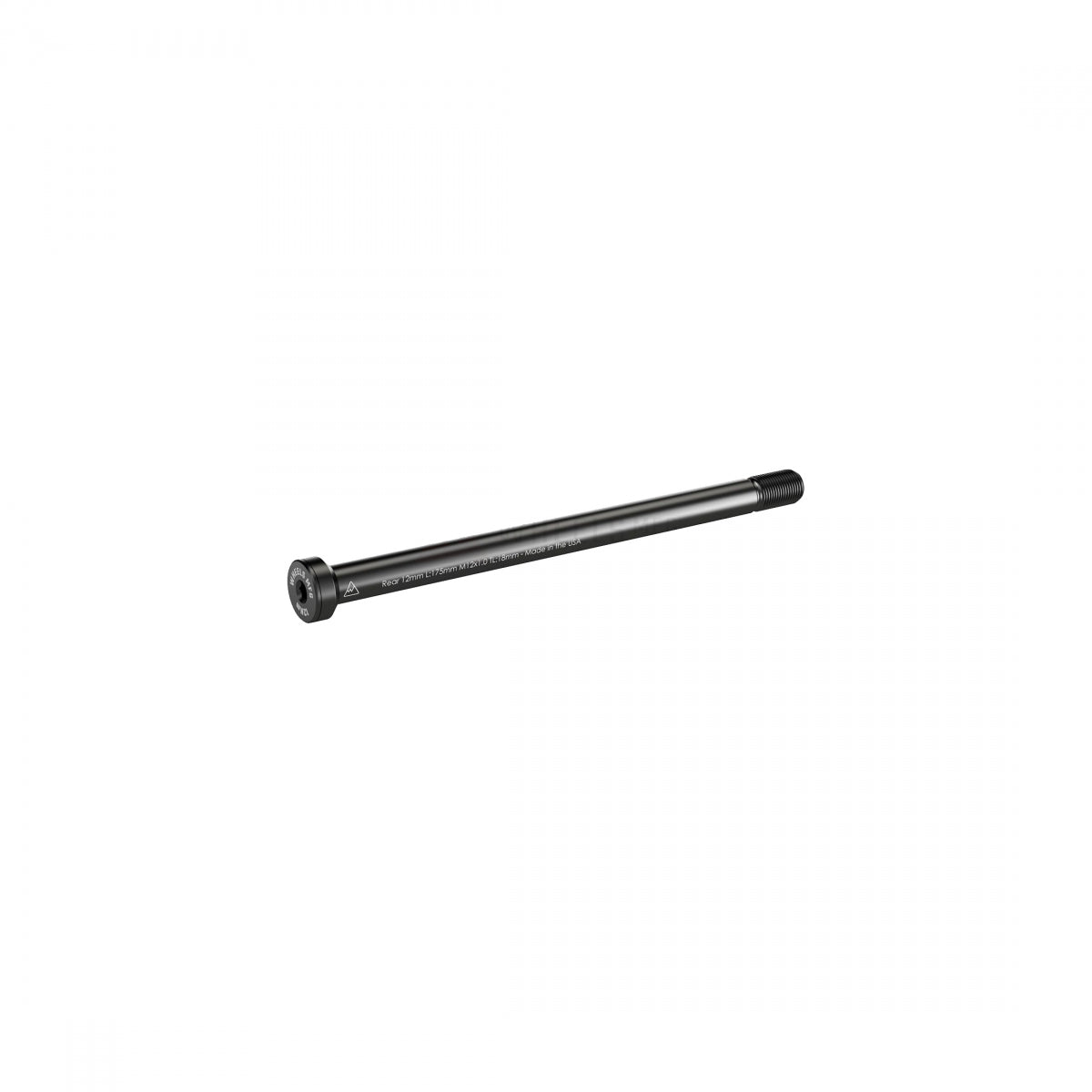 HUB SKEWER WMFG THRU RR 12x175x1.0t CONICAL BK