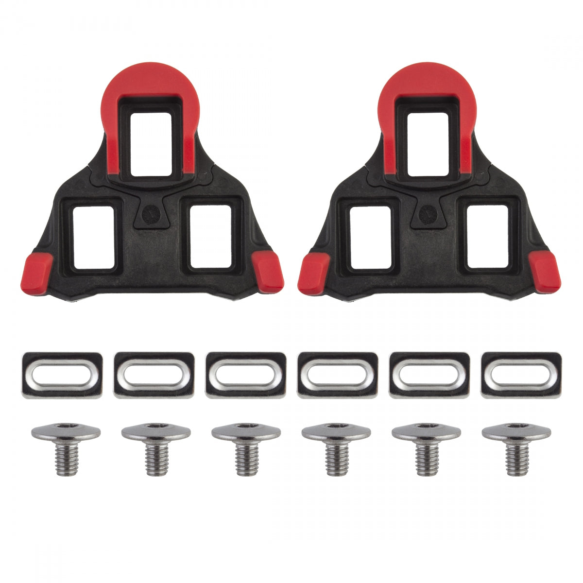 Pedal Cleat Or8 Split Spd-Sl Fixed Bk/Rd