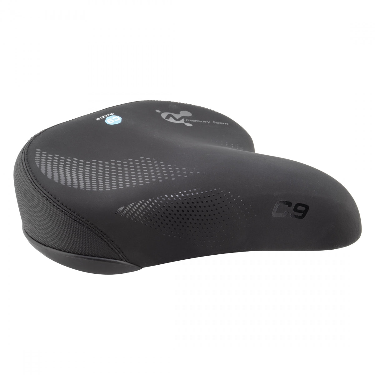 Saddle C9 Cruiser Contour Memory Foam 10.7X10.7 Bk