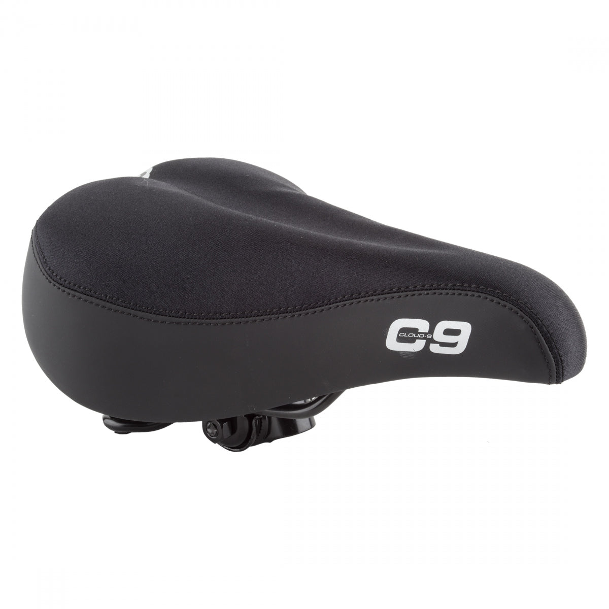 Saddle C9 Comfort Web Spring Lycra Bk