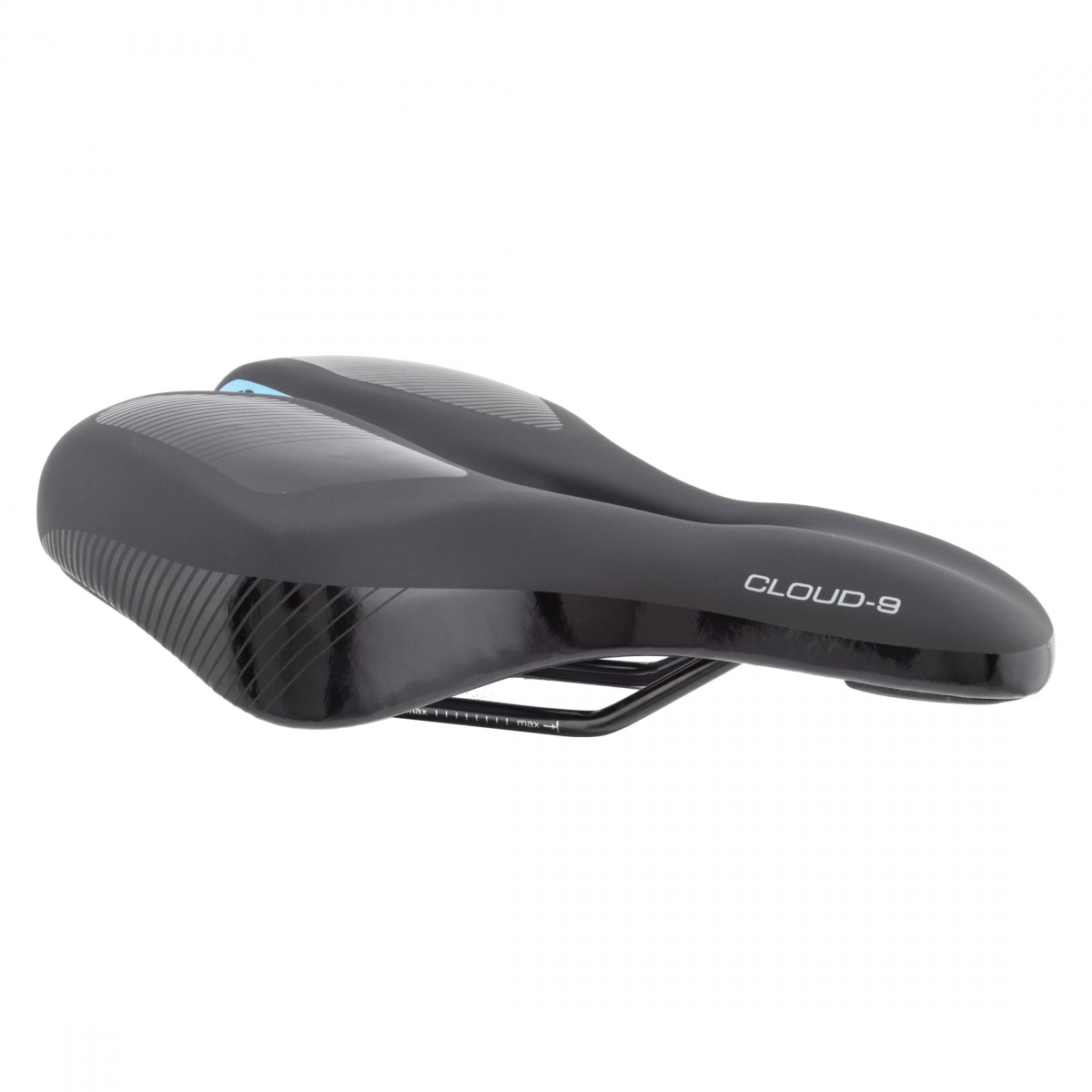 Saddle C9 Kush Plus Wide Airflow Memory Foam Bk