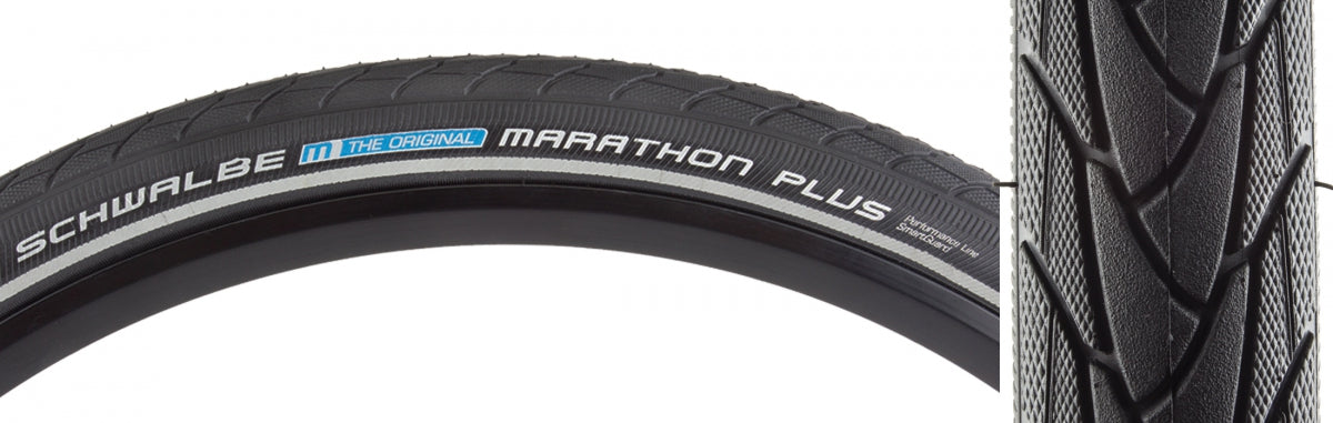 TIRE SWB MARATHON PLUS 26x2.0 PERF TWIN SM-GUARD BK/BK/REF ENDURANCE E25 WIRE
