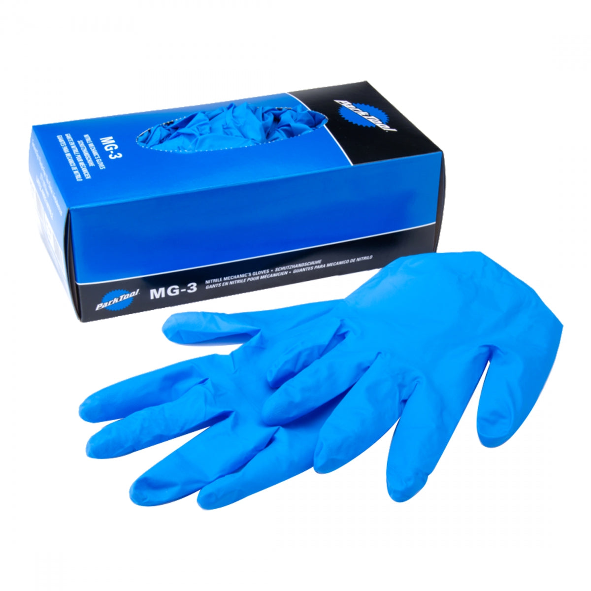 GLOVES PARK NITRILE MG-3 MED BXof100