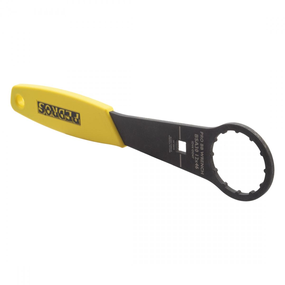 TOOL BB PEDROS PRO WRENCH BSA30/FOR DUB 12x46 YL/BK