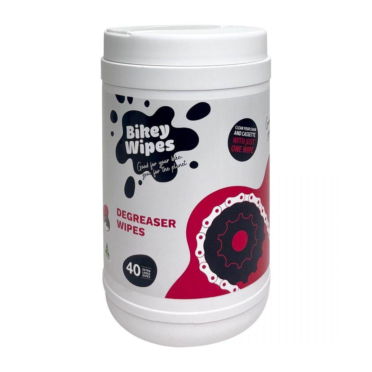 CLEANER BIKEY WIPES DEGREASER XL JRof40