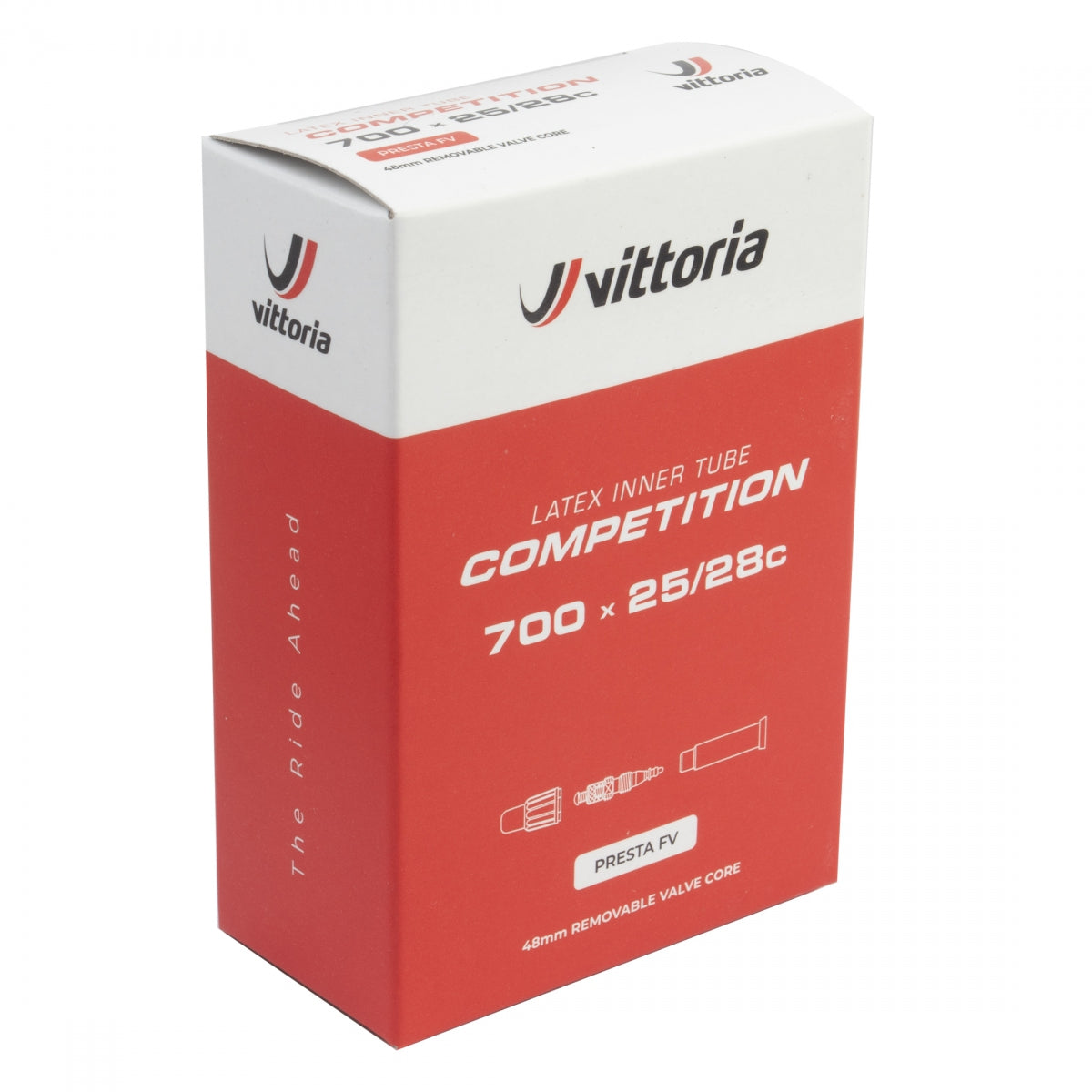 TUBE VITTORIA COMPETITION LATEX 700x25-28 PV/48mm RVC