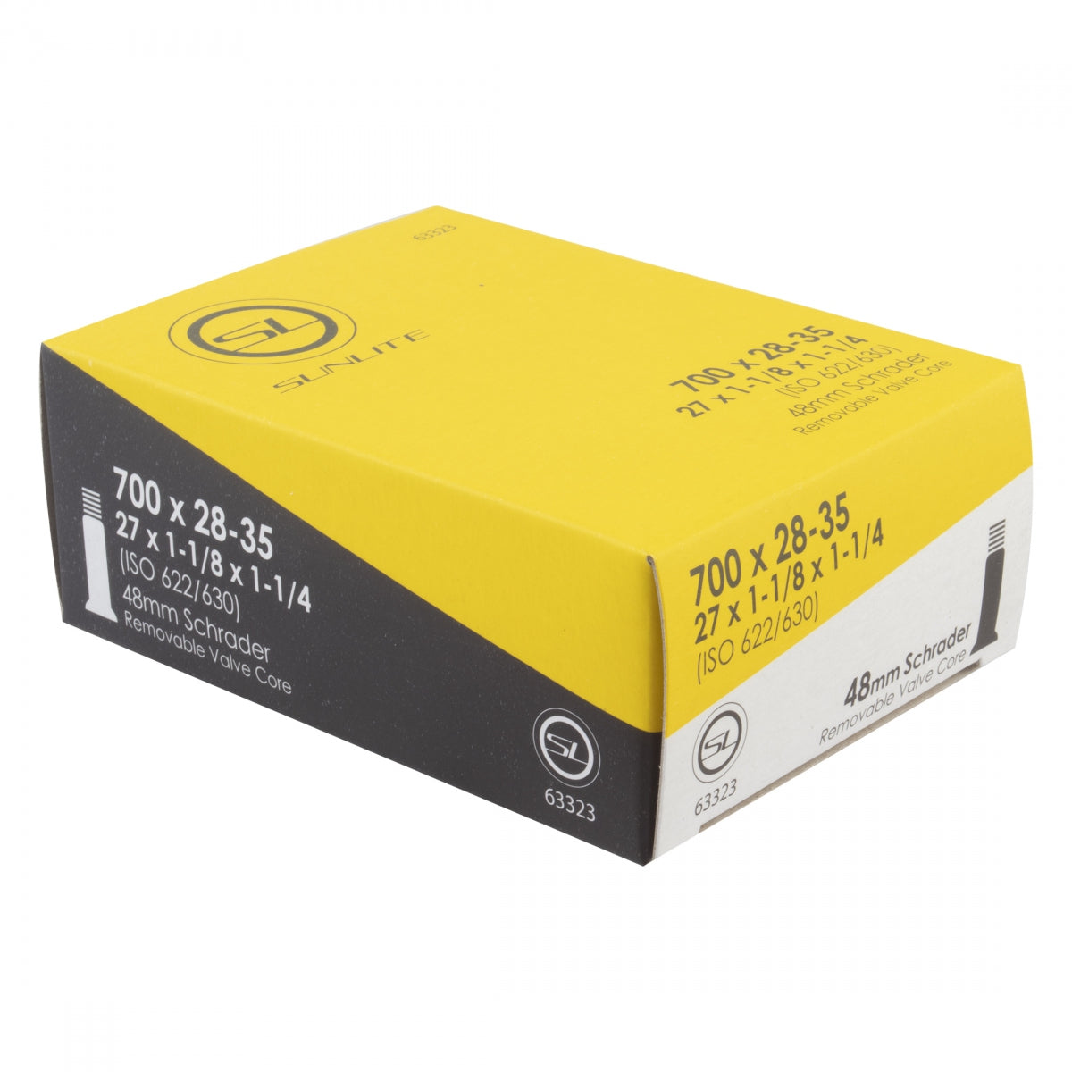 TUBE SUNLT 700x28-35 SV48 27x1-1/8x1-1/4 FFW30mm