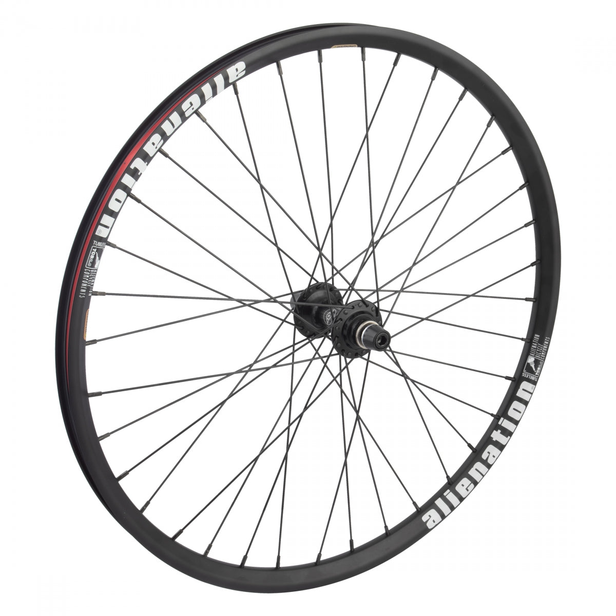 WHL FT 24x1.75 507x23 AN MISCHIEF G69 TCS 2.0 M-BK NMSW 36 AN EVADER BOLT TYPE M10x1 SEAL BK 100mm SS 2.0 BK