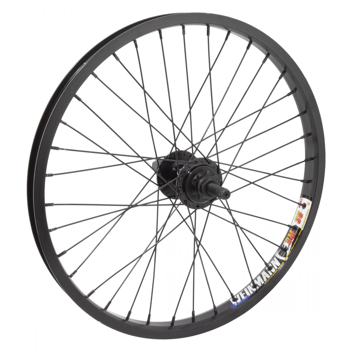WHL RR 20x1.75 406x24 WEI DM30 BK 36 BK-OPS 9t DRIVER 14mm BK 110mm 14gBK