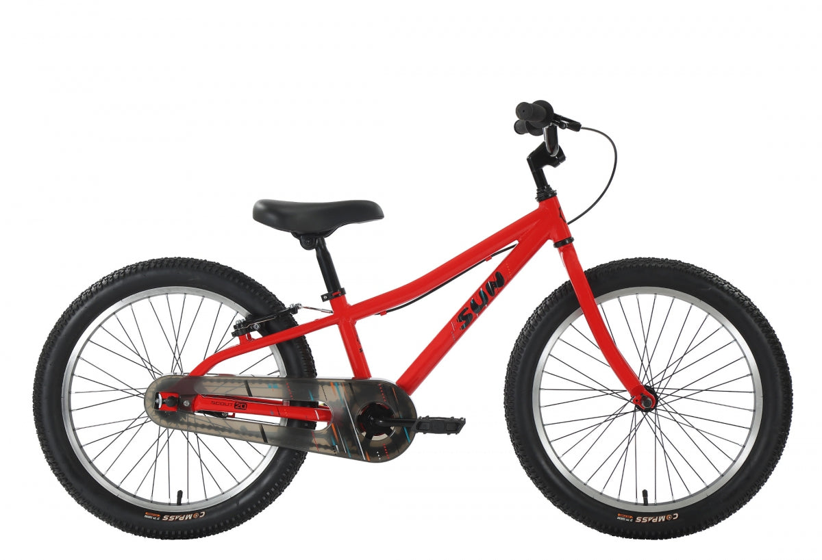 BIKE SUN SCOUT-20 CALIPER FLAME-RD