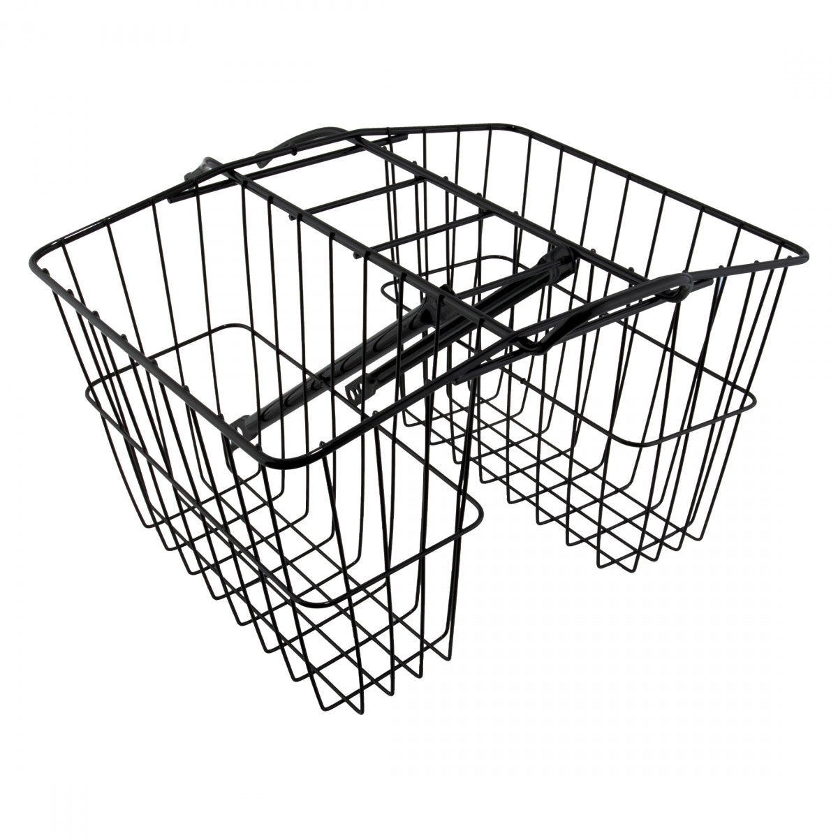 BASKET WALD 520GB TWIN RR MED 13x6x11 BKw/HARDWARE