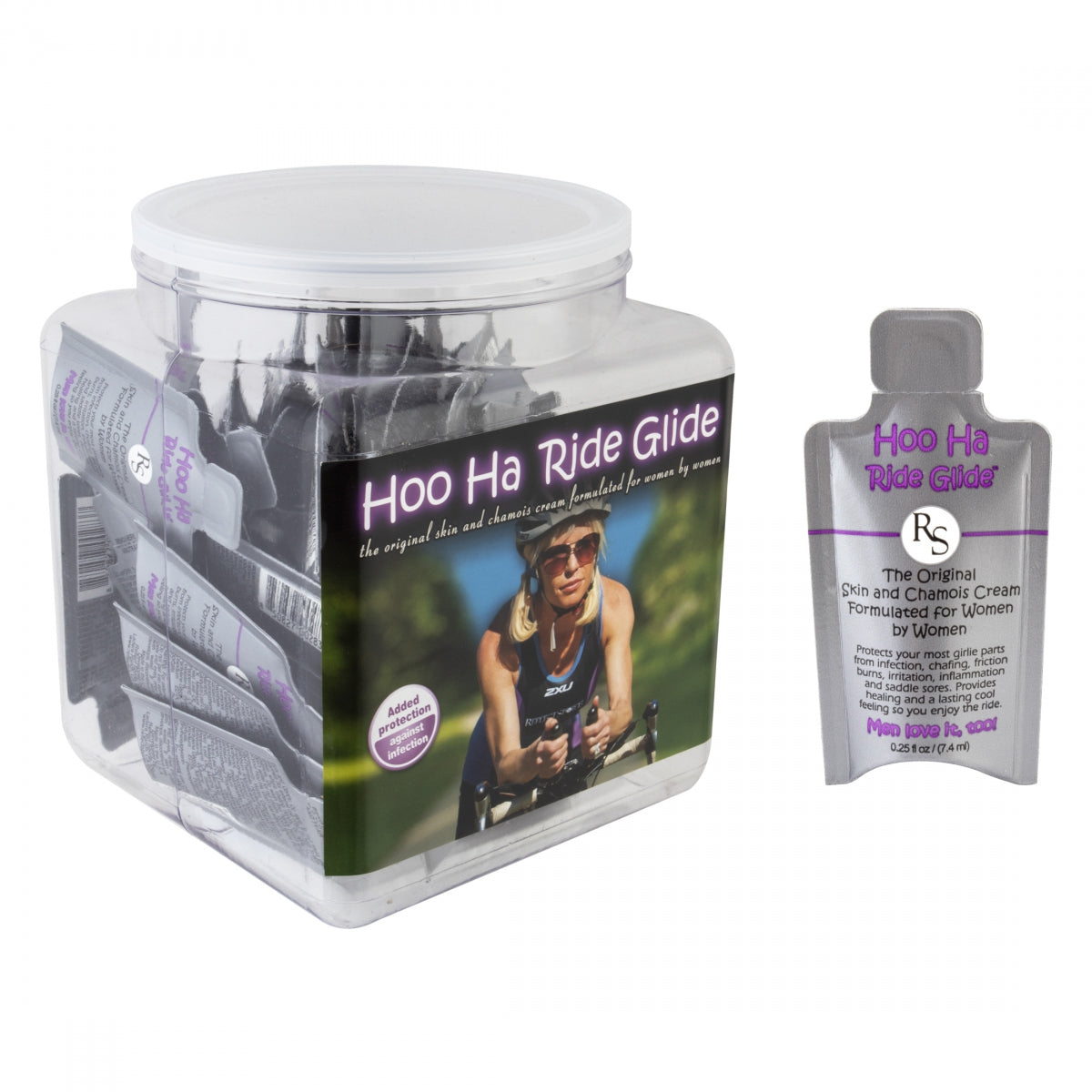 SKIN CARE HOOHA RIDE GLIDE .25oz 50/tub