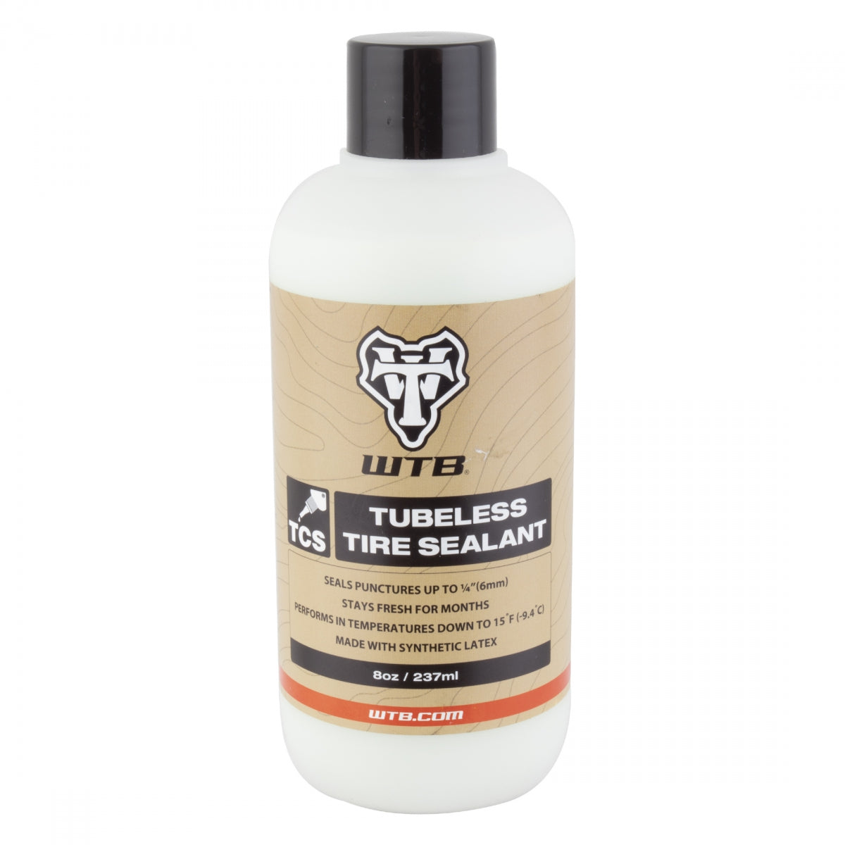 SEALANT TIRE WTB TCS 8oz/236ml w/INJECTOR & VALVE CORE CAP