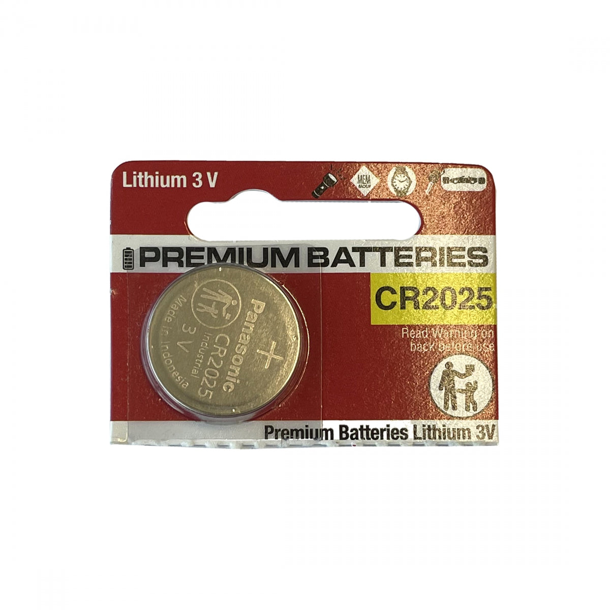 BATTERY PANASONIC LITHIUM CR2025