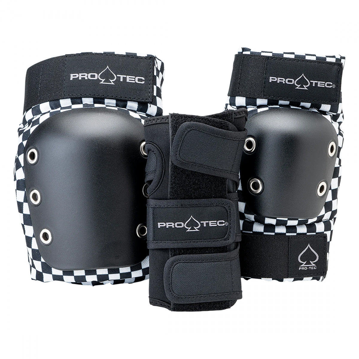 PAD SET PROTEC STREET ELBO/KNE/WRST OPEN BACK MD CHECK